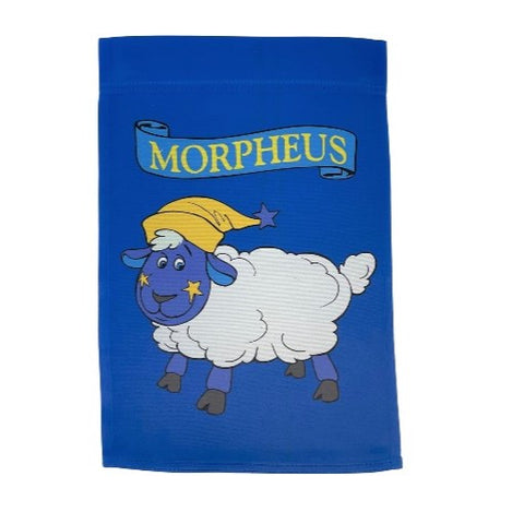Garden Flag 12"x18" with Imprint on One Side - Sheep and Banner Logo (Each)